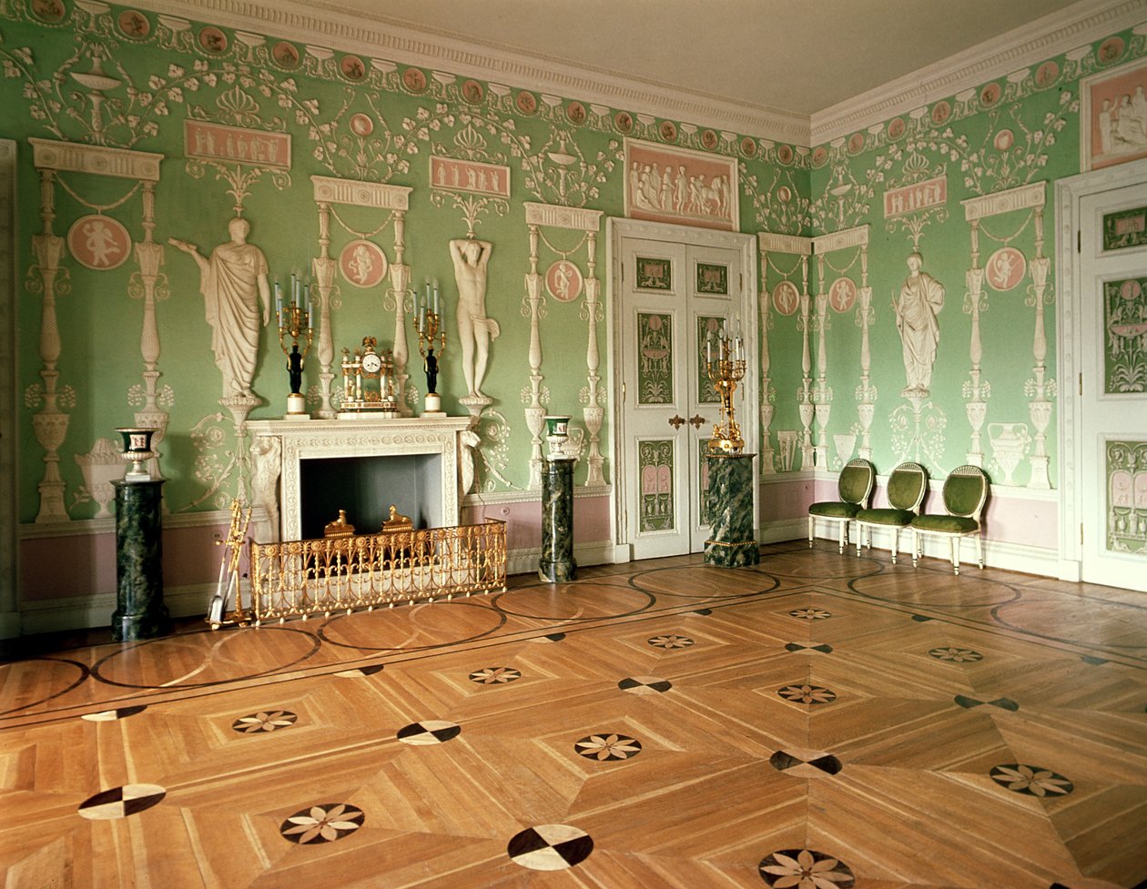 Interior del Comedor Verde de Unbekannt Unbekannt