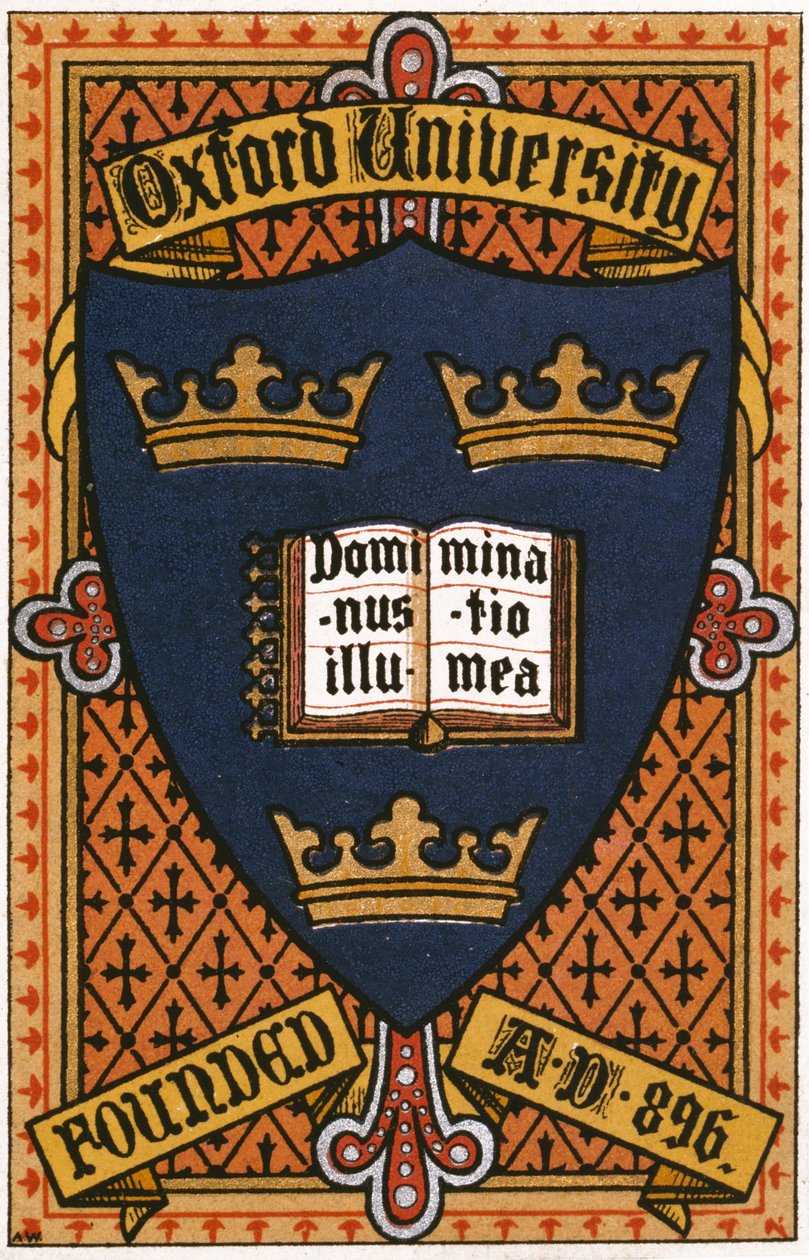 Universidad de Oxford: Escudo de Armas de Unbekannt Unbekannt