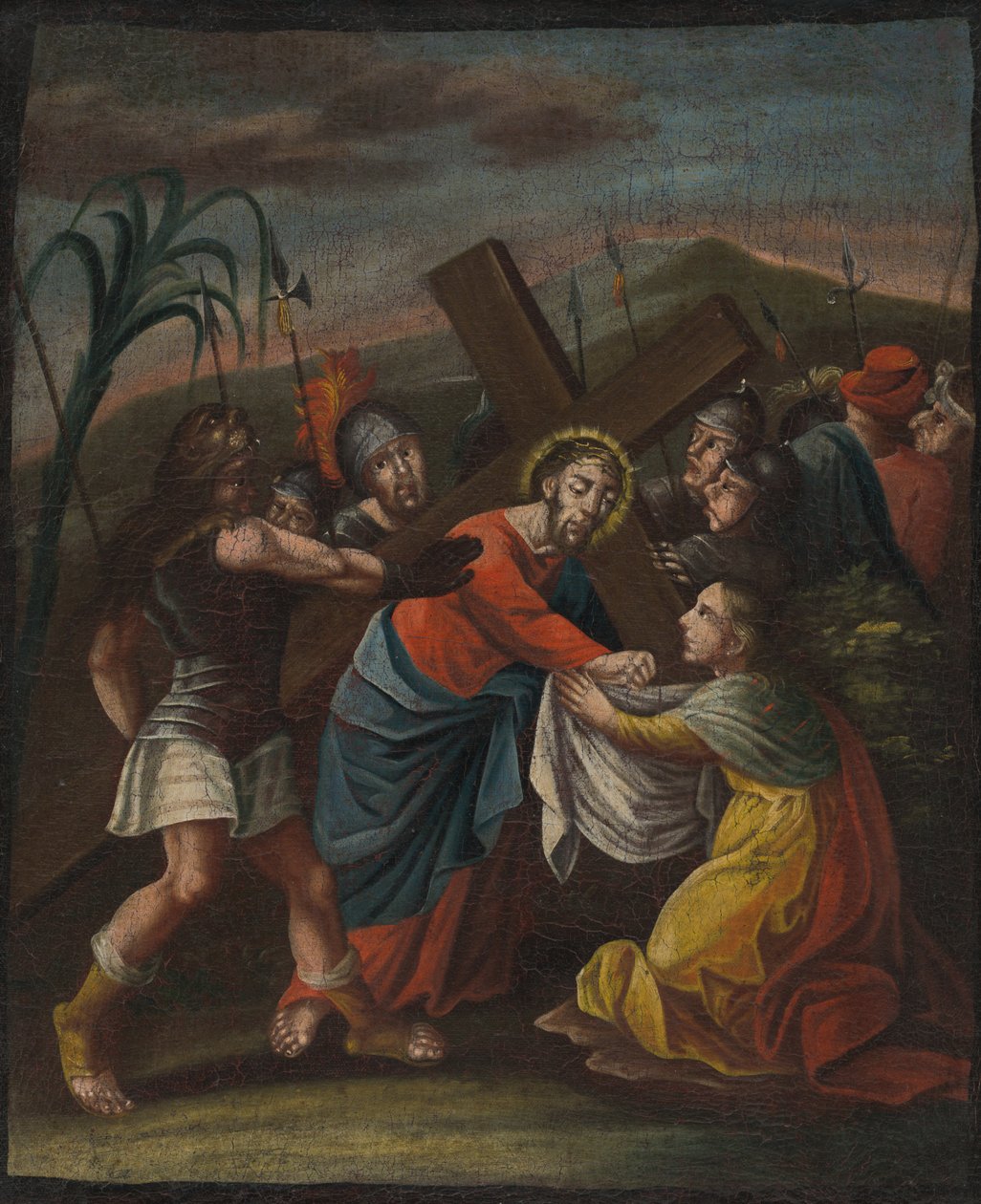 Santa Verónica (6ª estación del Vía Crucis) de Unbekannt Unbekannt