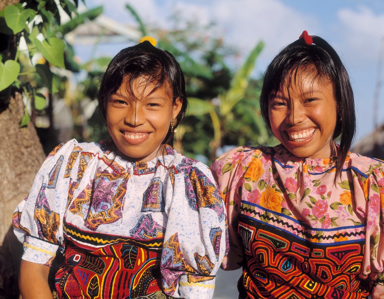 Dos niñas indias Cuna de Unbekannt Unbekannt