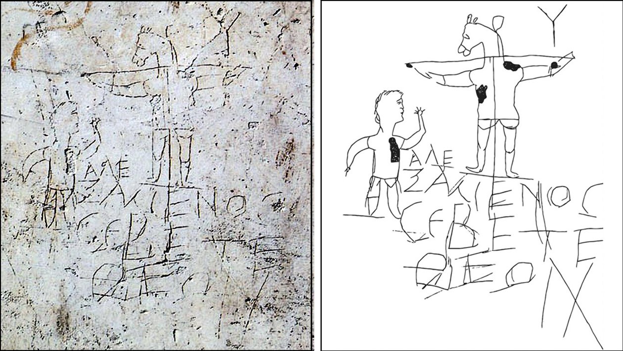Graffiti de Alexamenos, Antiquarium Palatino, Roma de Unbekannt Unbekannt