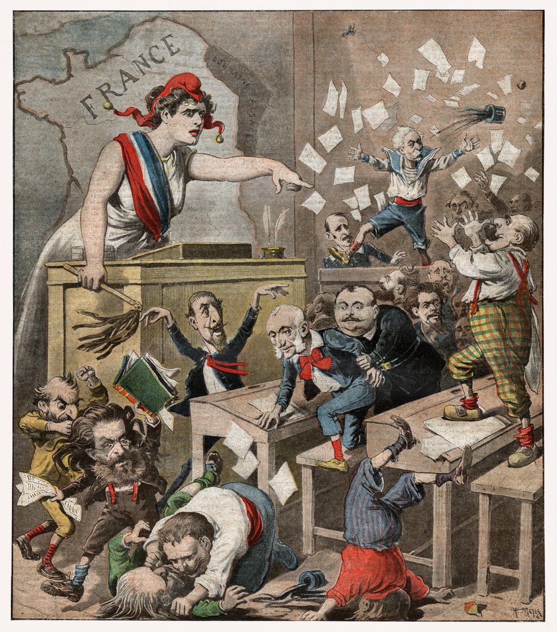 Elecciones de 1898 de Unbekannter Künstler