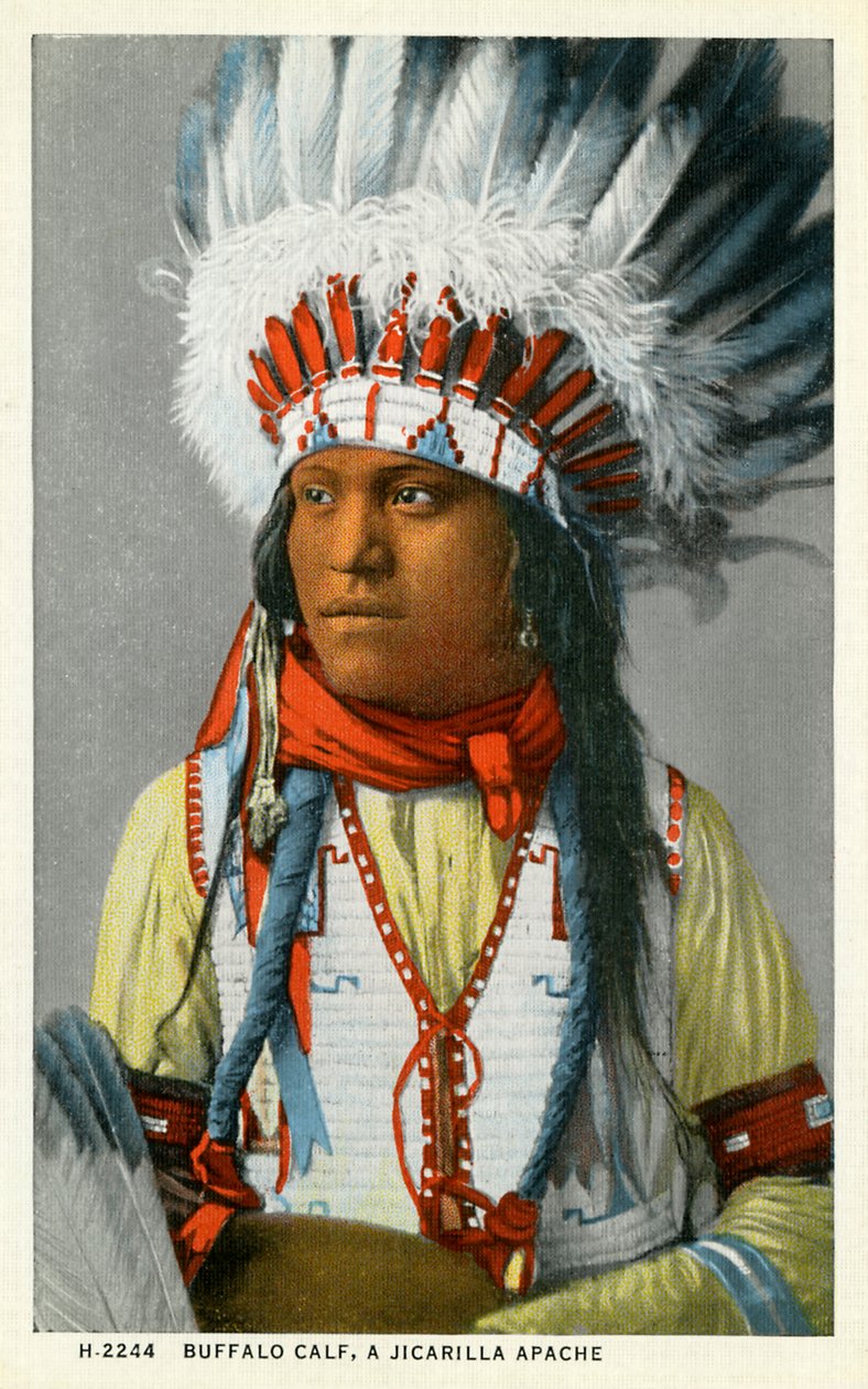 Un americano apache jicarilla de Unbekannter Künstler