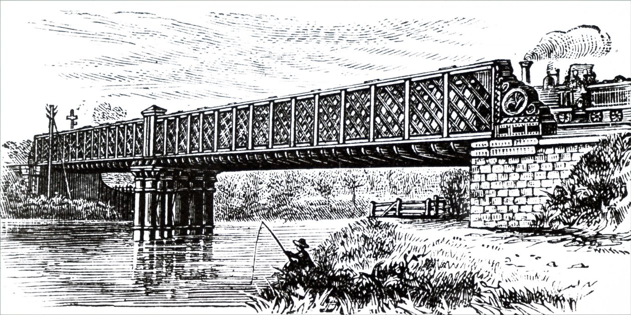 Un puente de celosía de Unbekannt