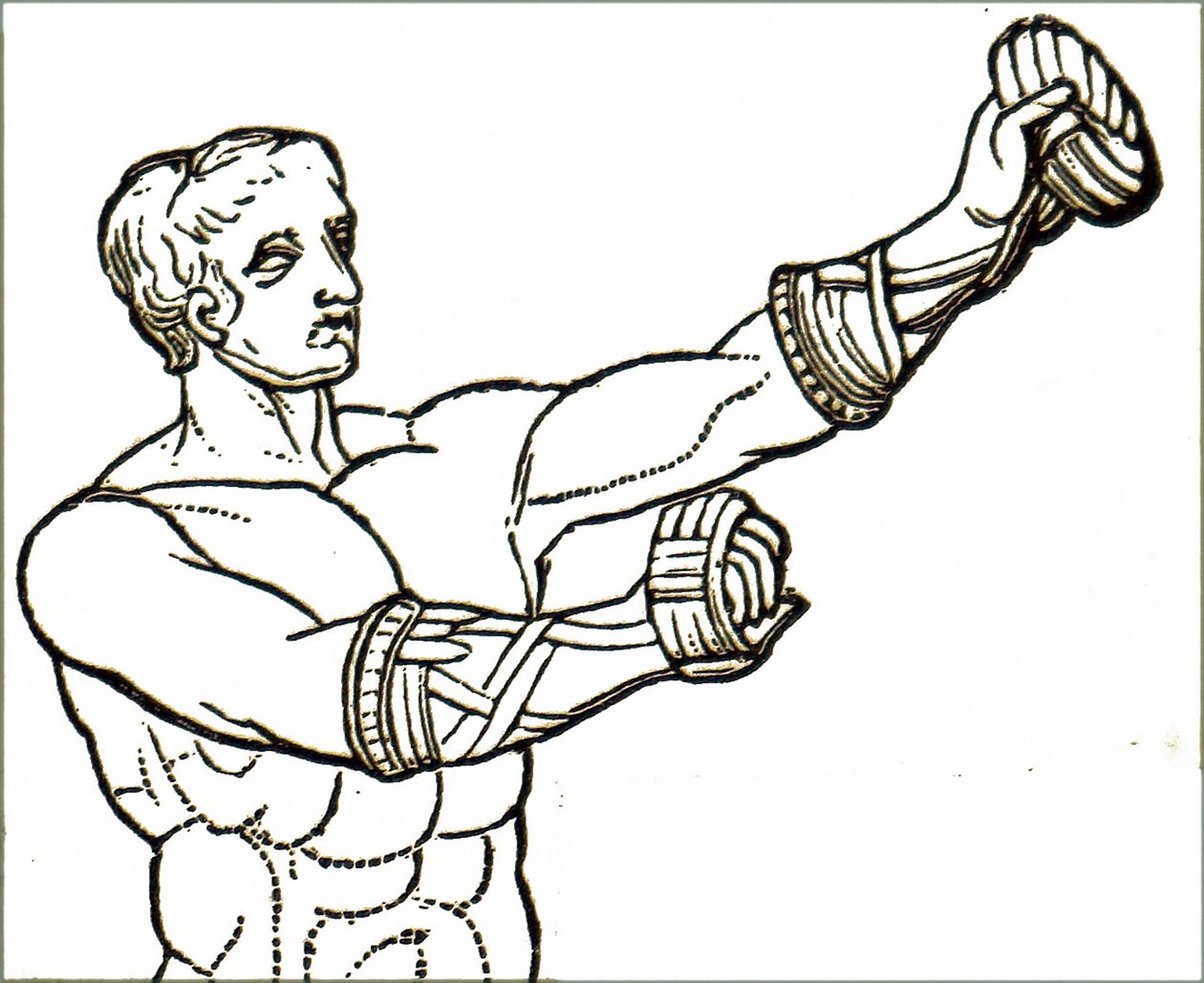 Un boxeador temprano de Unbekannt