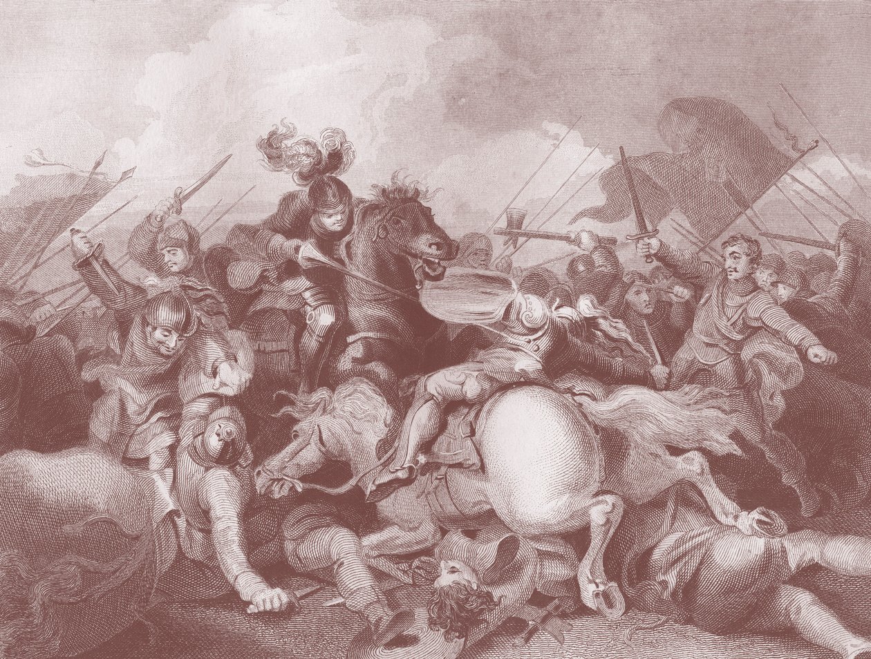 Batalla de Bosworth Field de Unbekannter Künstler