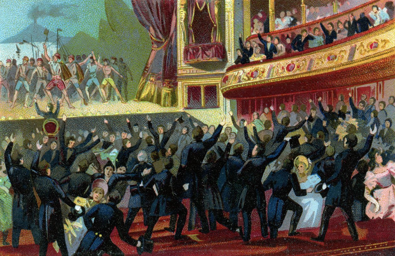 Revolución belga de 1830 (ilustración) de Unbekannter Künstler