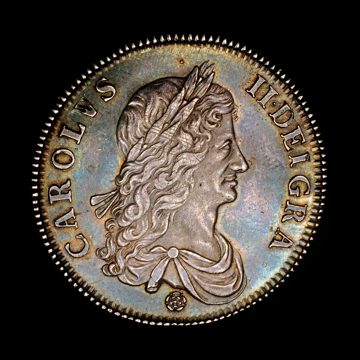 Moneda británica que representa al rey Carlos II de Unbekannter Künstler