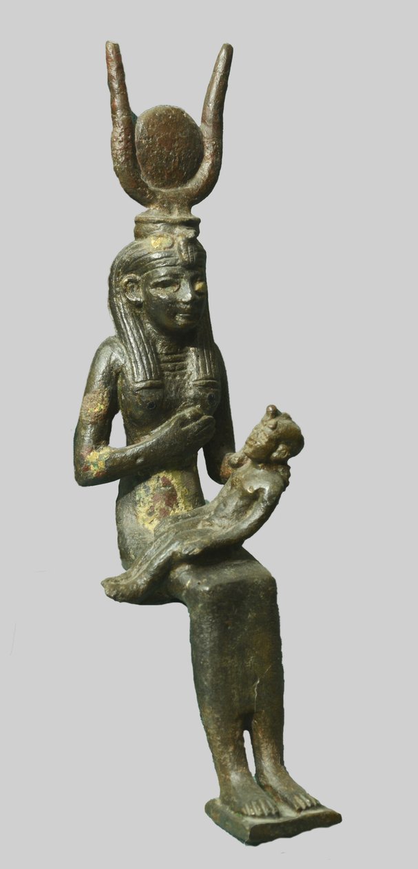 Estatua de bronce de la diosa egipcia de Unbekannt
