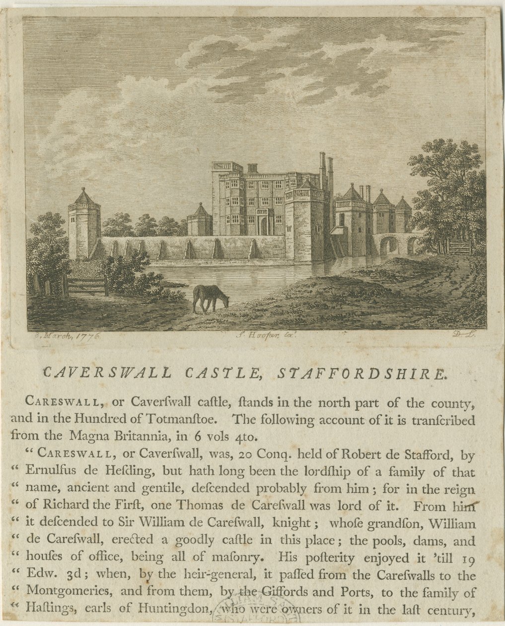 Castillo de Caverswall de Unbekannt