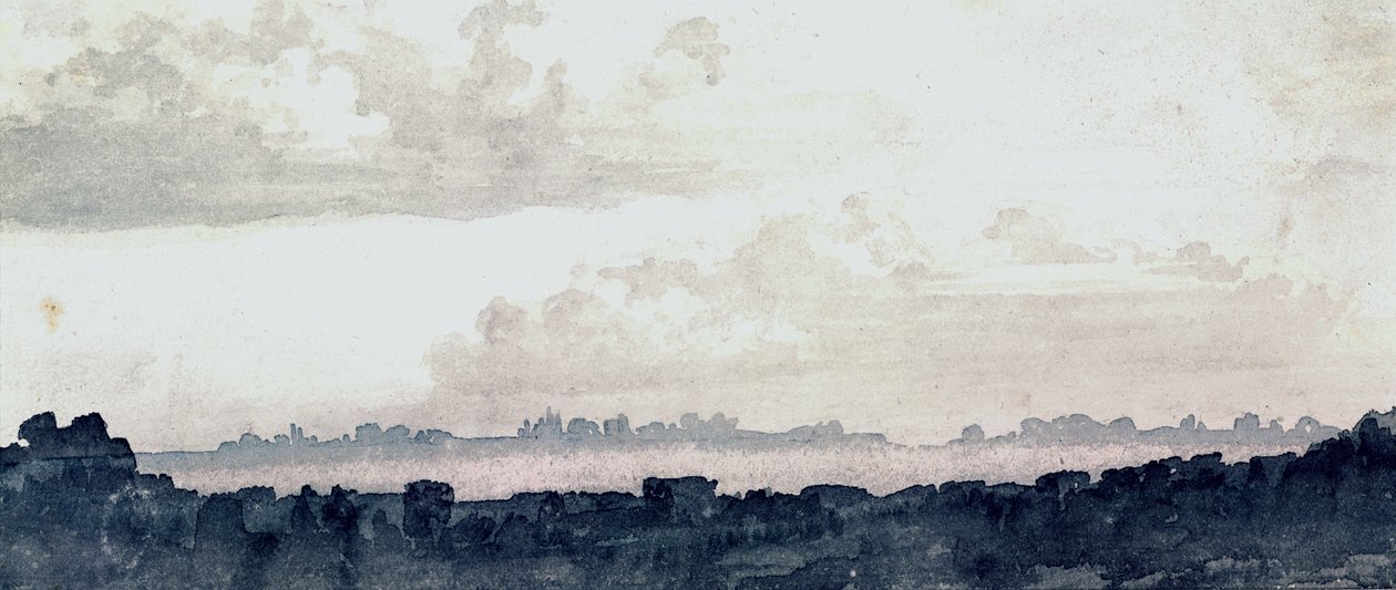 Estudio de nubes de Luke Howard, c 1808-1811 de Unbekannter Künstler