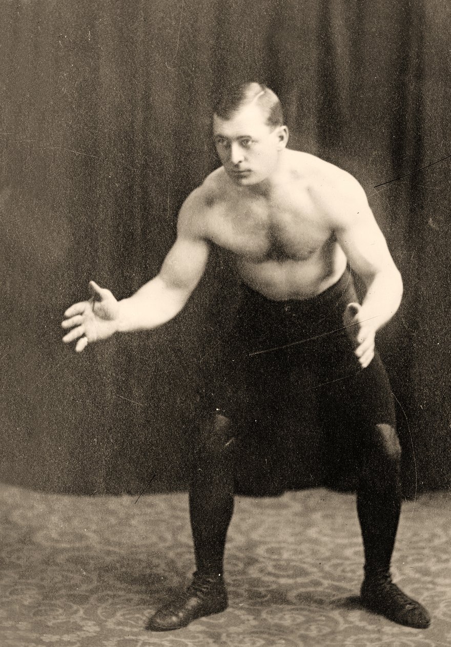 Luchador danés Carl Nelson de Unbekannt