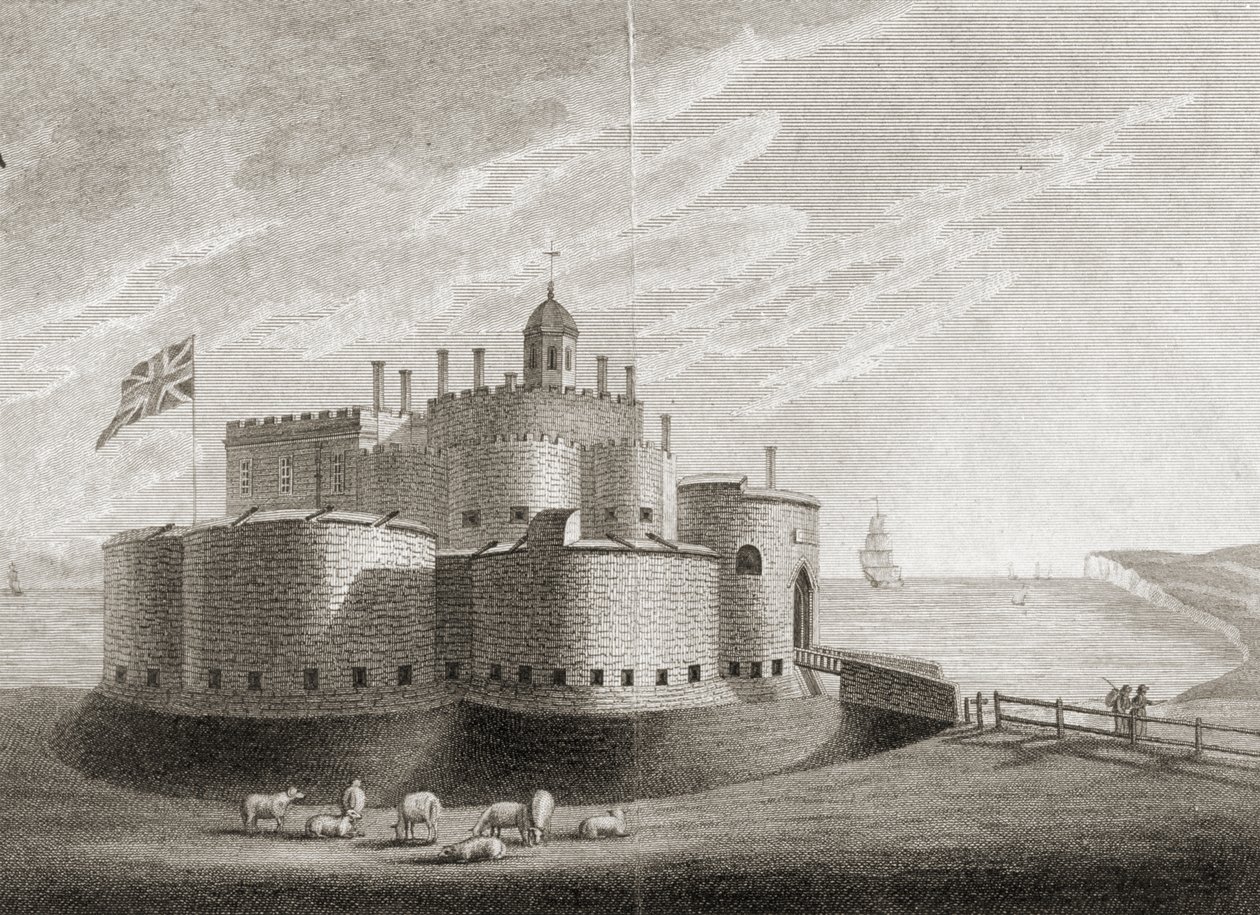 Castillo de Deal (grabado) de Unbekannter Künstler
