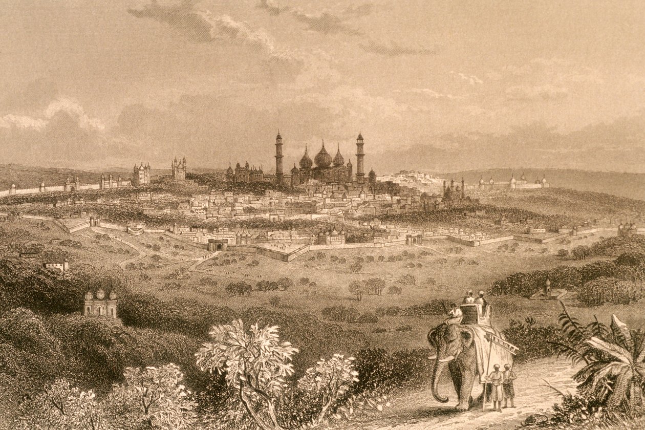 Delhi (grabado) de Unbekannter Künstler