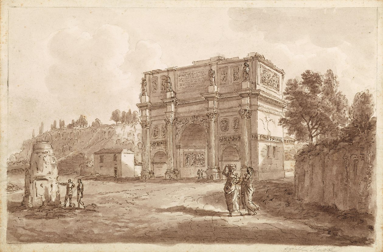 Arco de Constantino en Roma de Unbekannter Künstler
