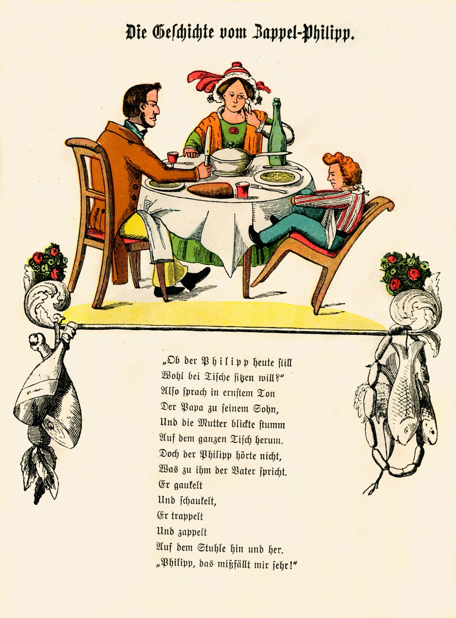 El Struwwelpeter del Dr. Heinrich Hoffmann de Unbekannter Künstler