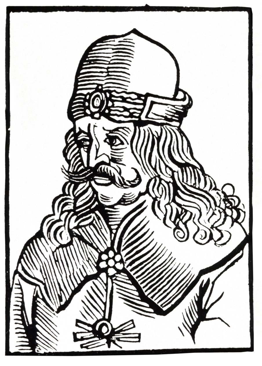 Drácula, c.1550 (xilografía) de Unbekannter Künstler