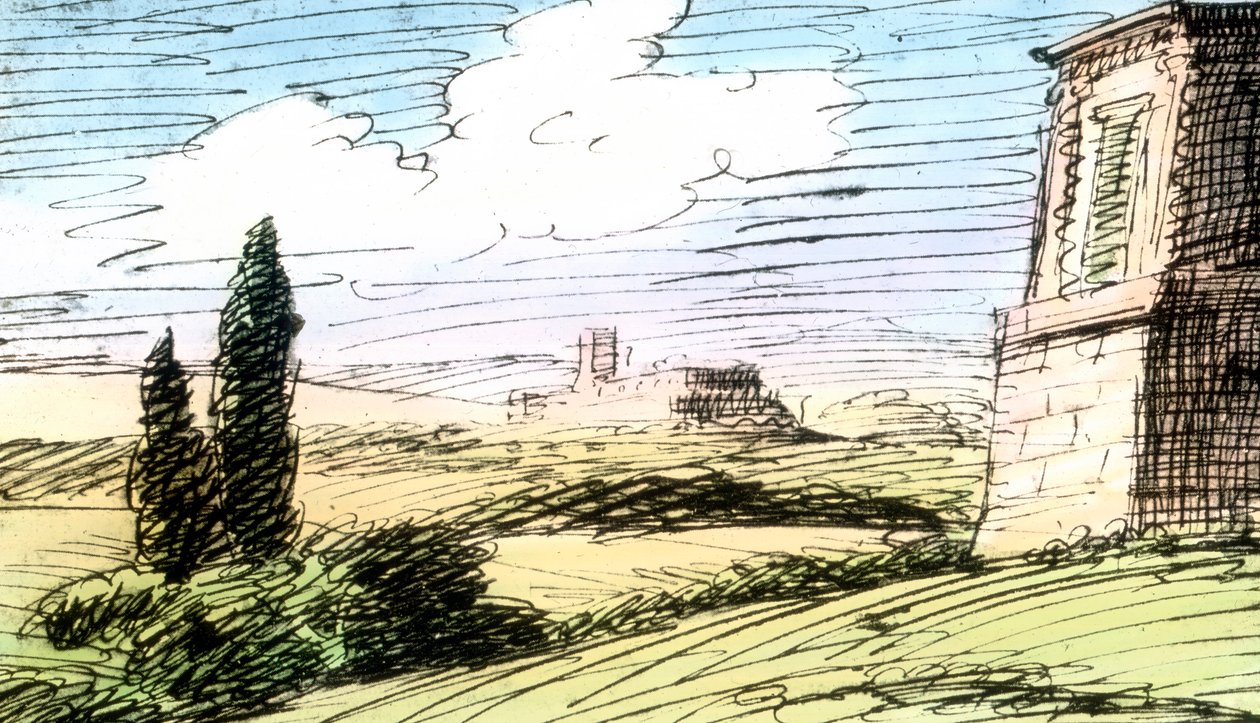 Dibujo de Goethe de Unbekannter Künstler
