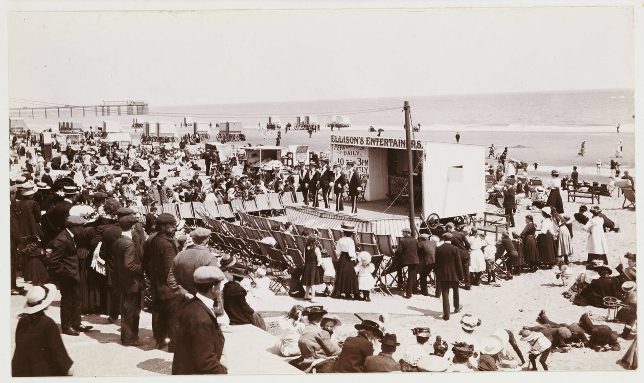 Entretenedores de la playa de Ellison, c. 1910 de Unbekannt