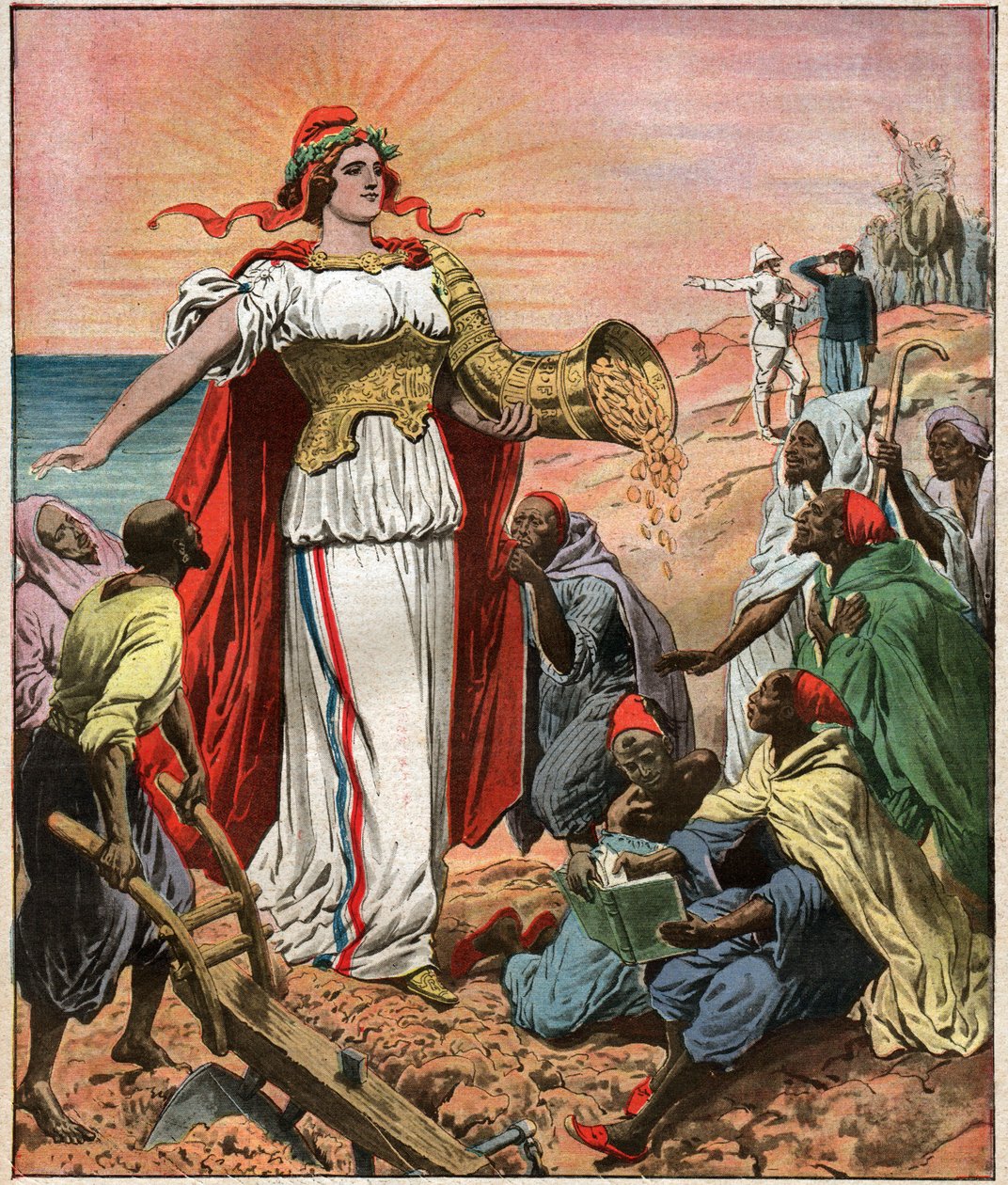 Imperio colonial francés. Imperio colonial francés. de Unbekannter Künstler