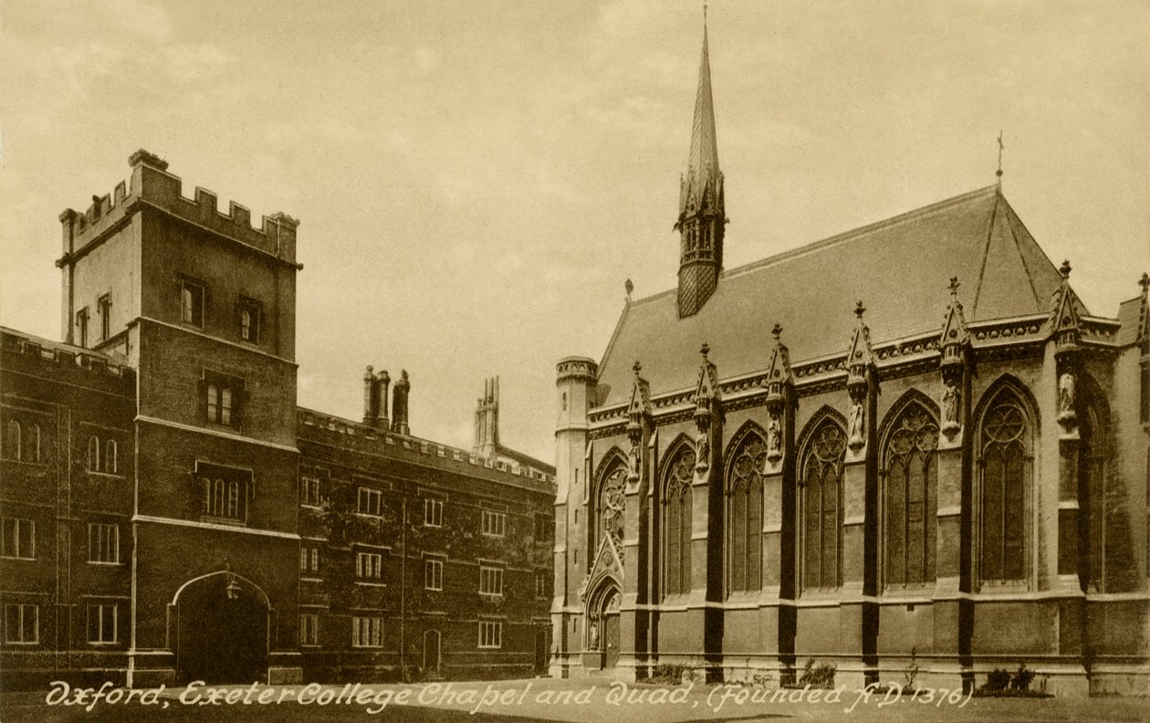 Exeter College, Oxford de Unbekannter Künstler