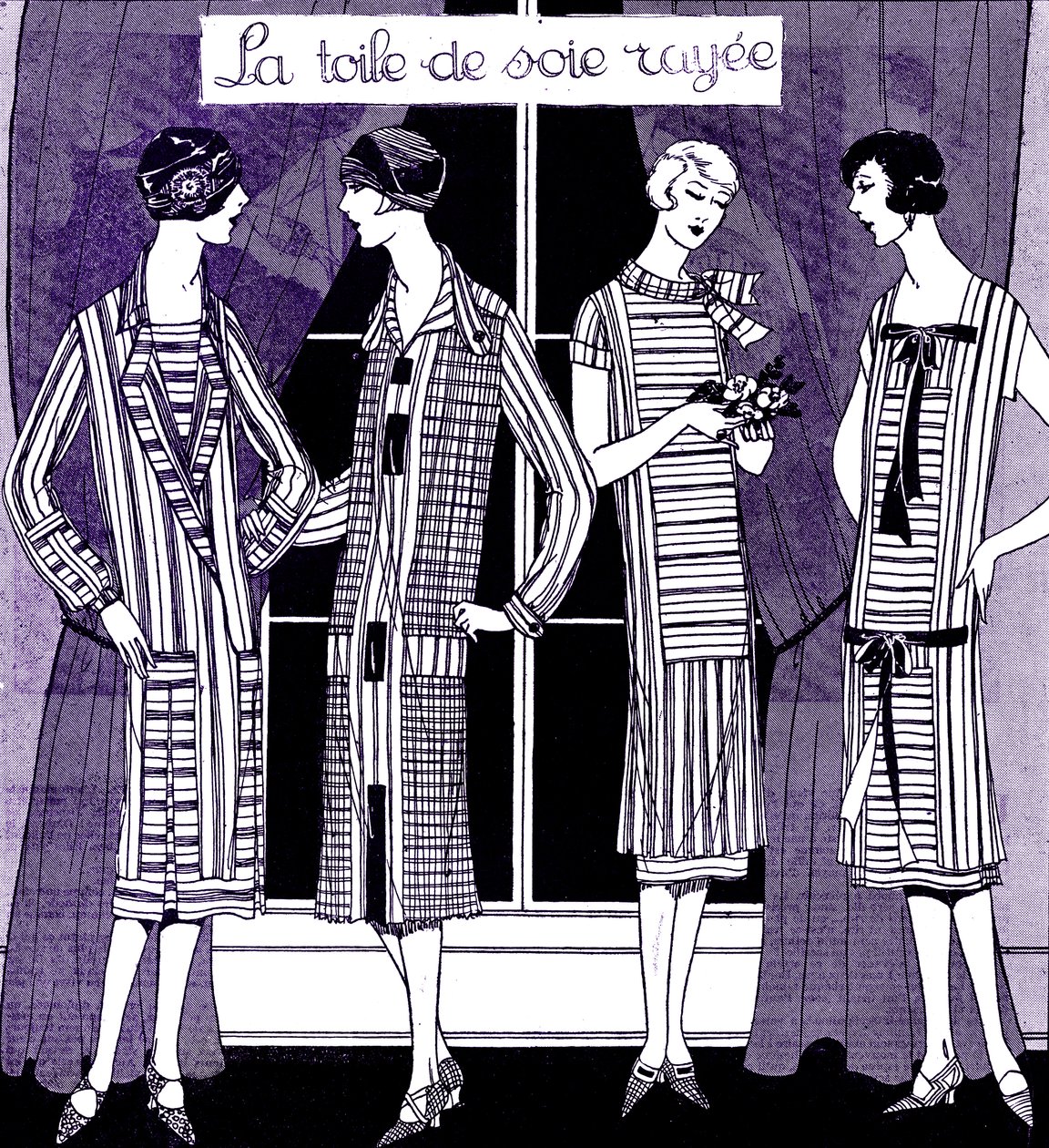 Moda: vestidos en mayo de 1925 de Unbekannter Künstler