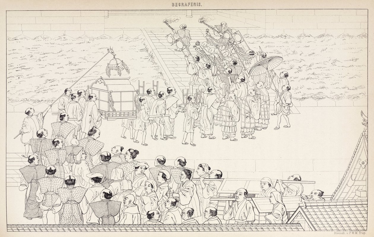 Procesión fúnebre, Japón de Unbekannt