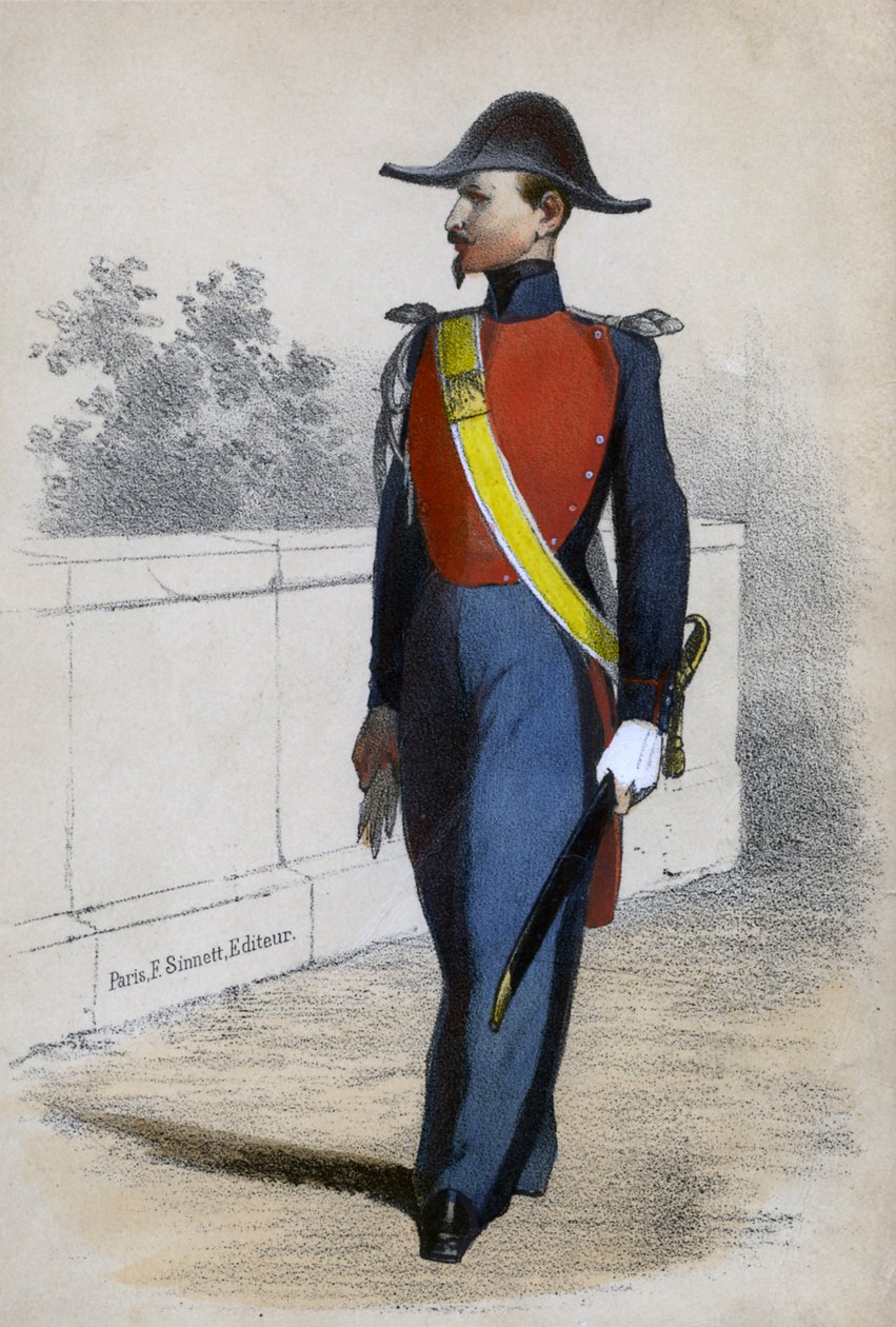 Guardia de París a pie de Unbekannter Künstler