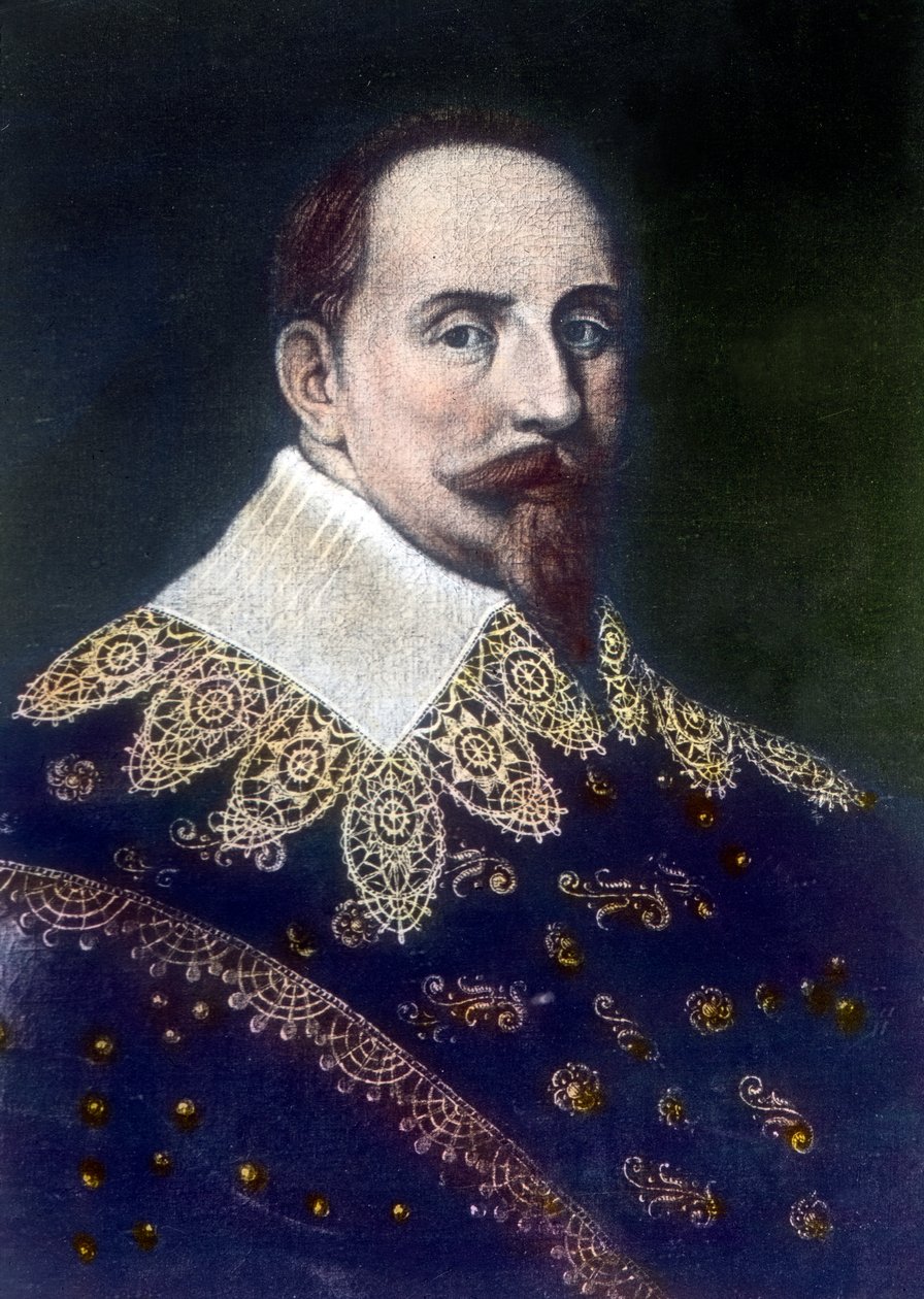 Gustavo II Adolfo, nieto de Gustavo Wasa de Unbekannter Künstler