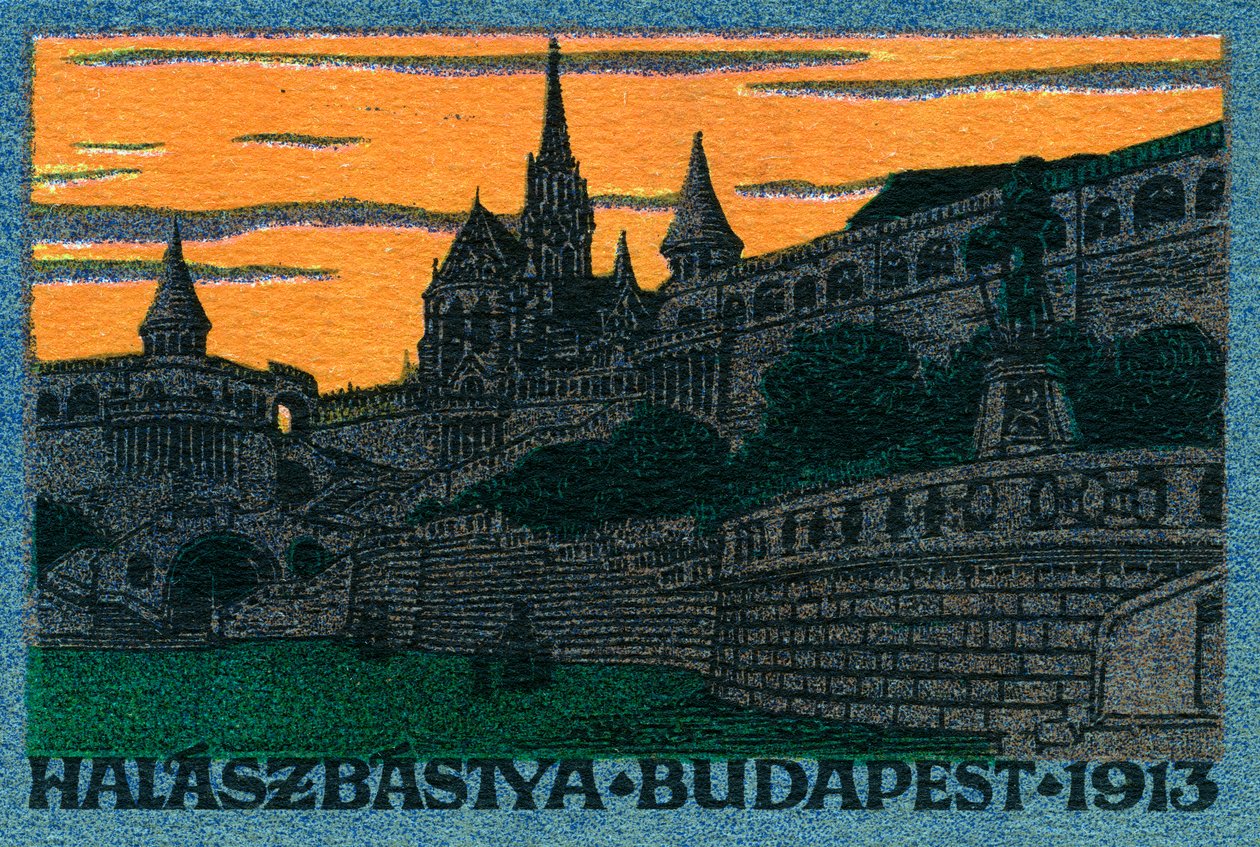 Bastión de los Pescadores Budapest de Unbekannter Künstler