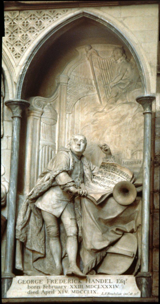 Monumento a Handel en Westminster de Unbekannt
