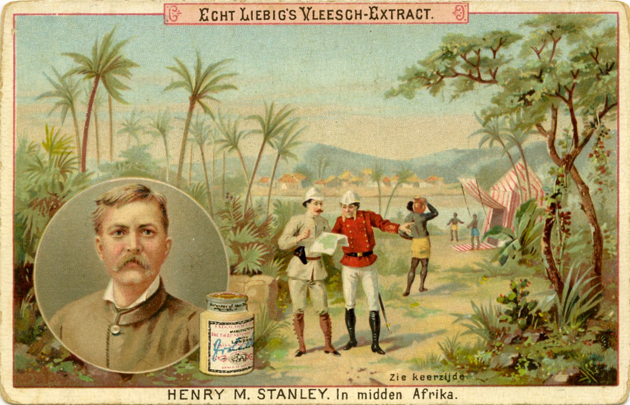 Henry M. Stanley en África central. de Unbekannter Künstler