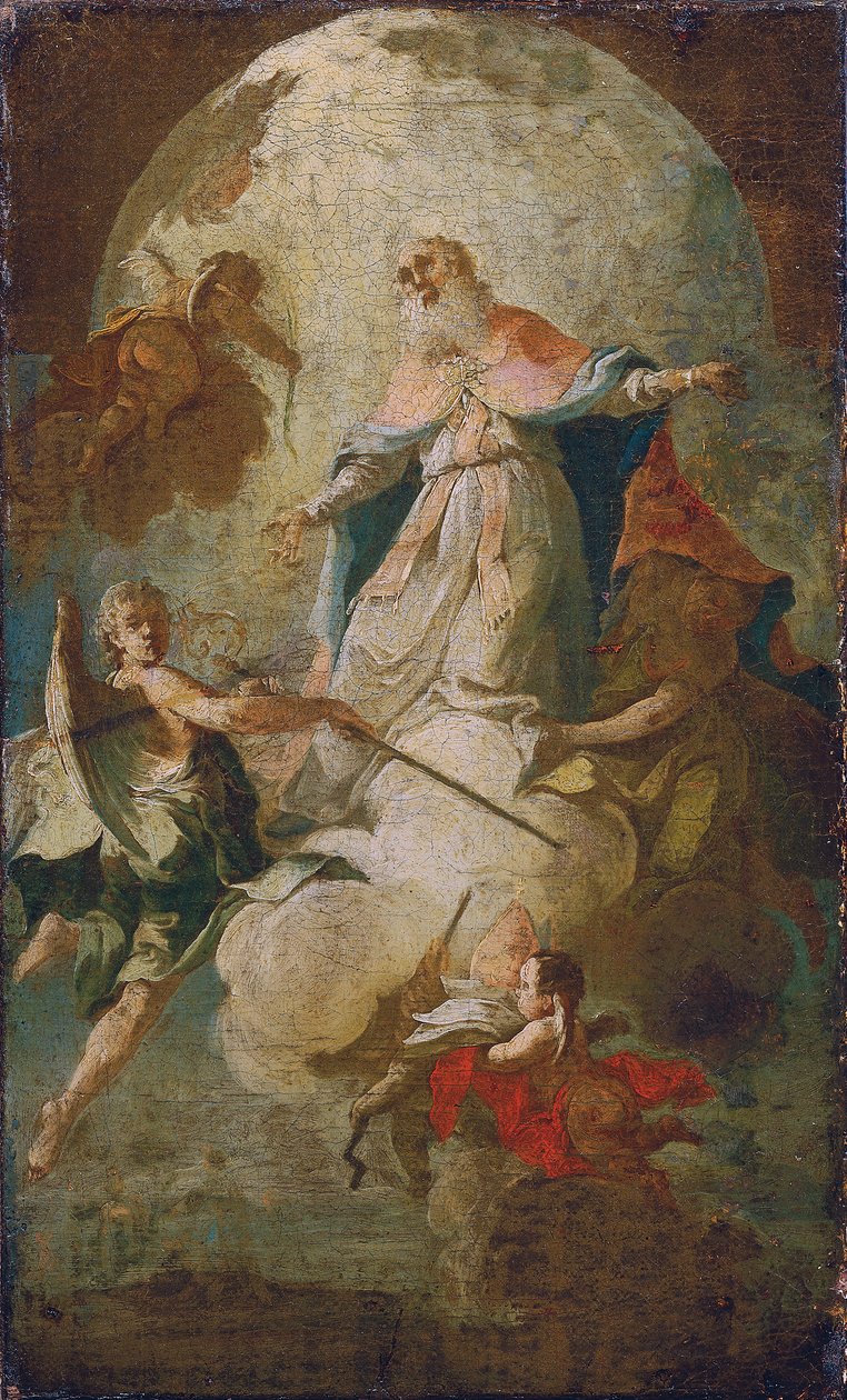 Ascensión de San Erasmo de Unbekannter Künstler