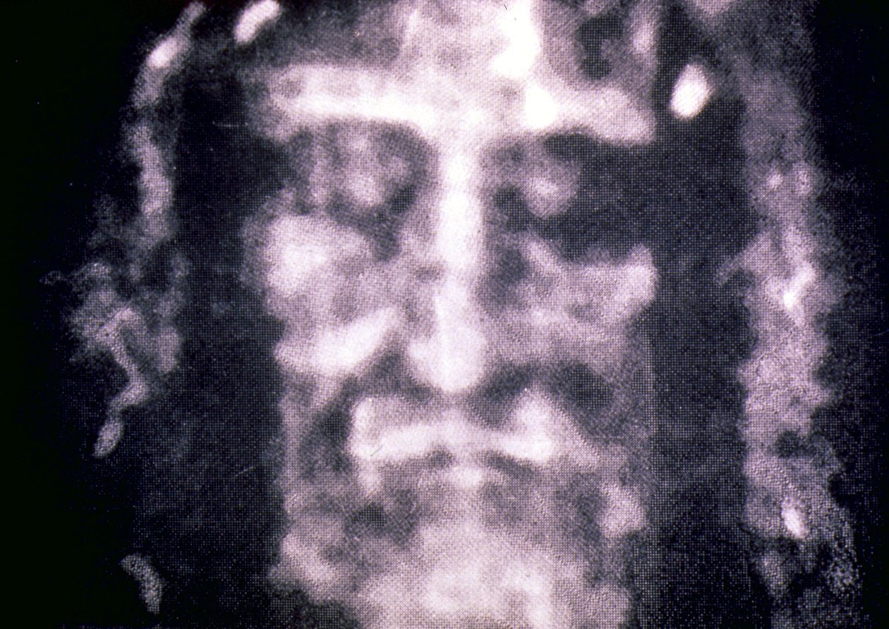 Sábana Santa de Turín, rostro de Cristo de Unbekannter Künstler
