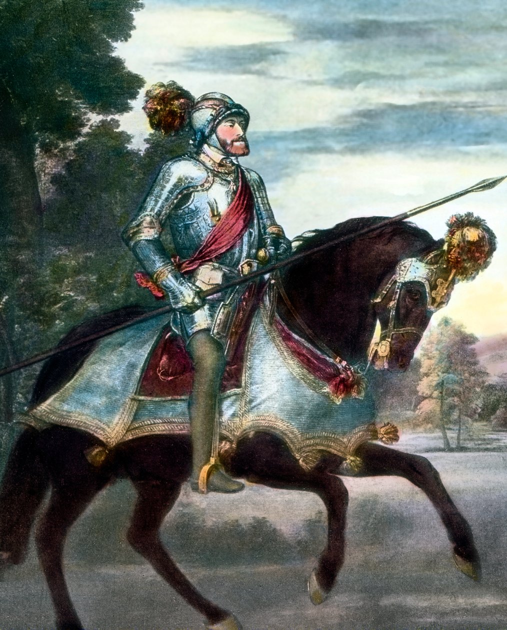 Carlos V, emperador del Sacro Imperio Romano Germánico de Unbekannter Künstler