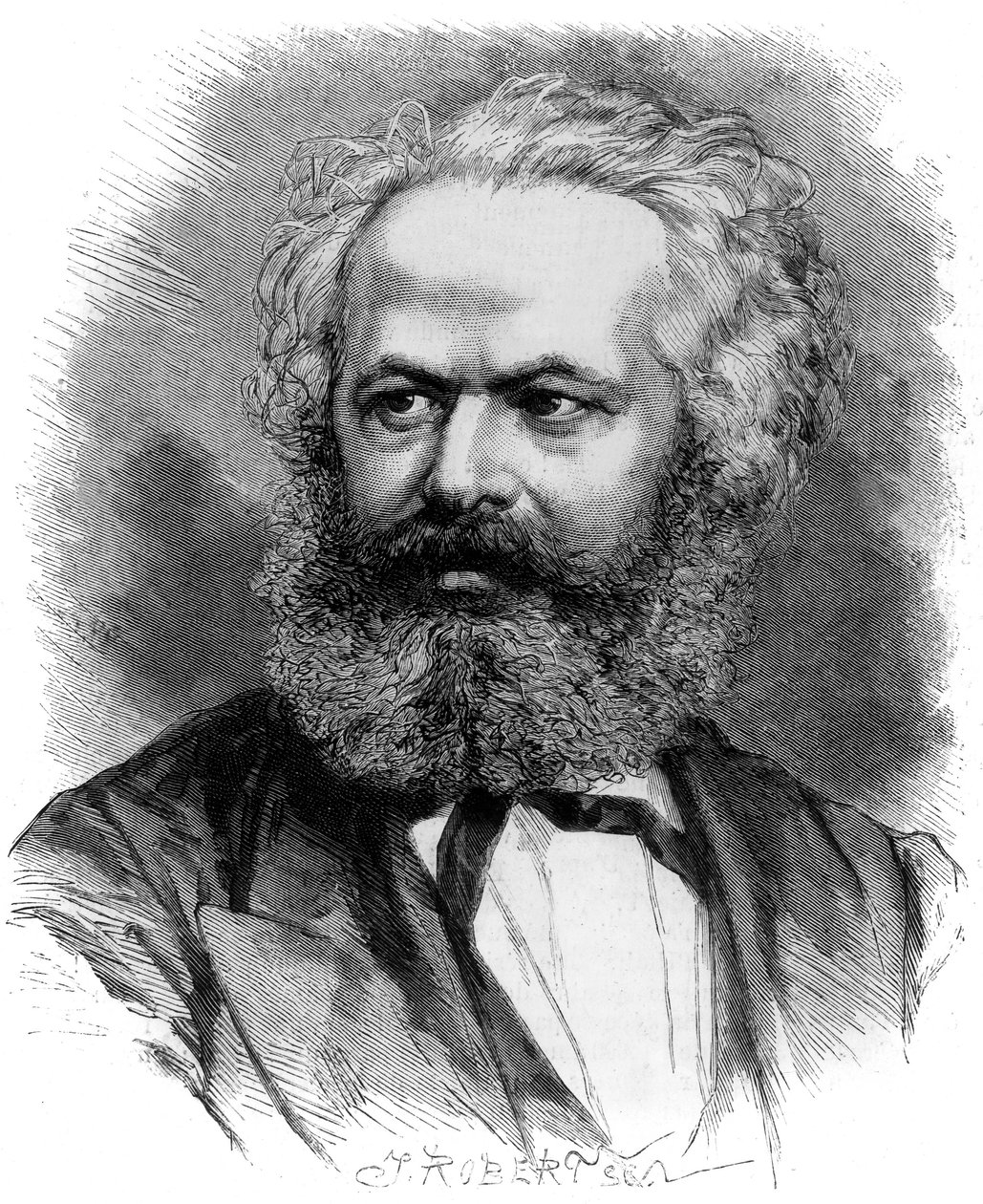 Karl Marx (grabado) de Unknown