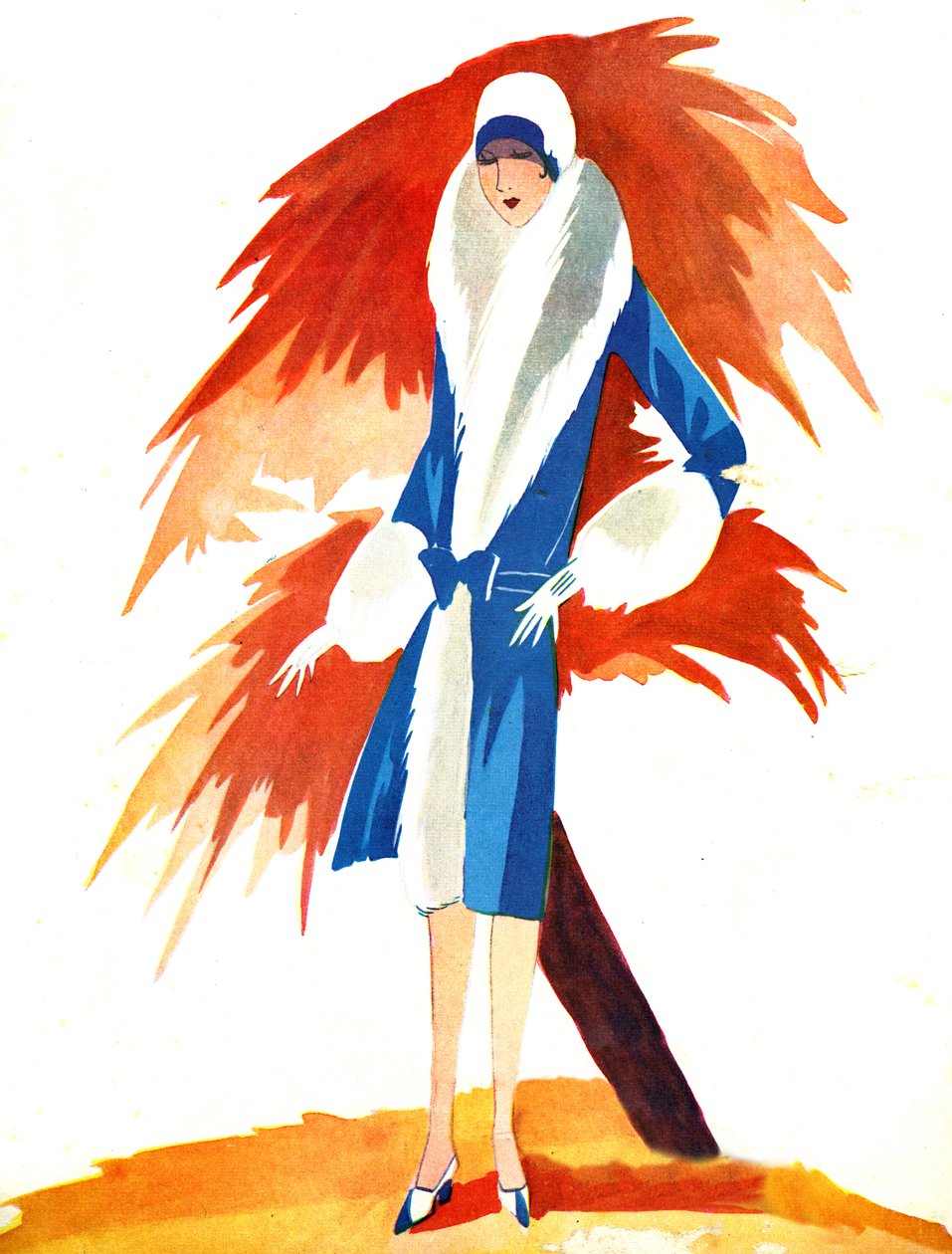 Le Miroir des Modes Septiembre de 1927 de Unbekannter Künstler