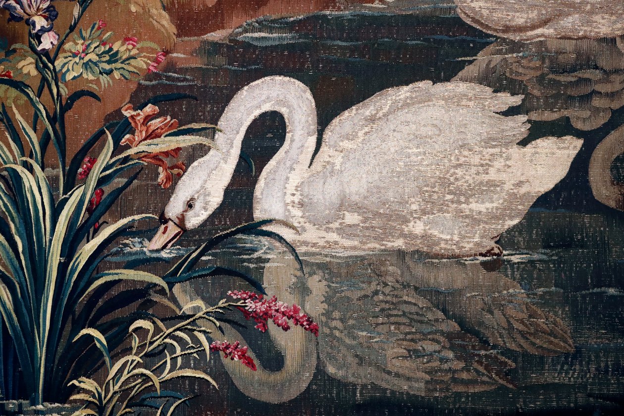 El Parnaso, detalle ( Tapiz) de Unbekannter Künstler