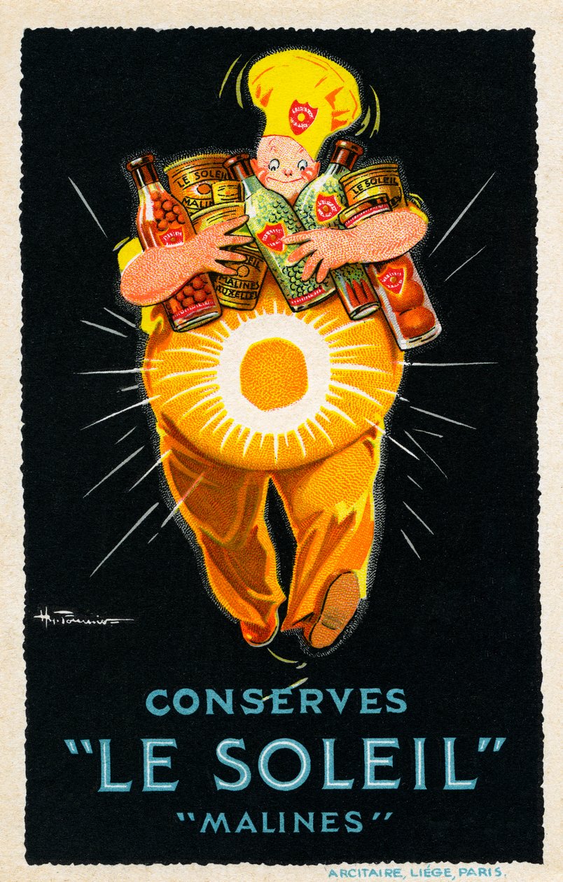 Conservas Le Soleil Malines - publicidad de Unbekannter Künstler