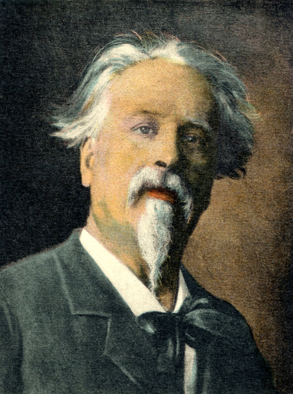MISTRAL Frédéric retrato Poeta francés (huella) de Unbekannter Künstler