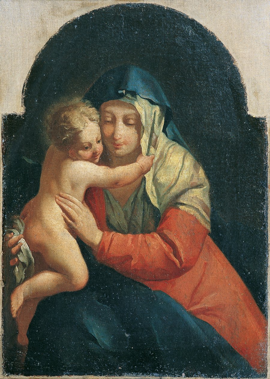 virgen y el niño de Unbekannter Künstler
