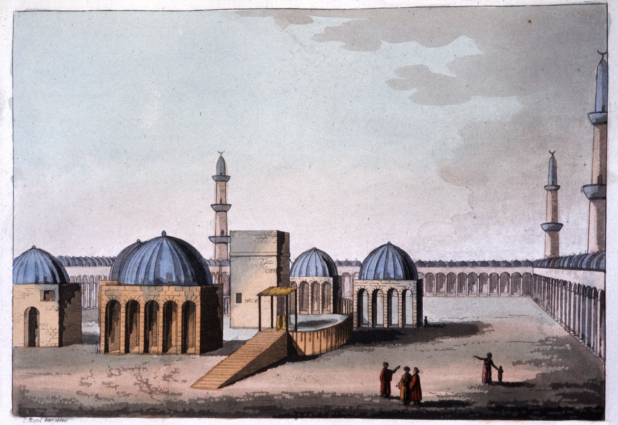 La Meca, c.1810 (grabado) de Unbekannter Künstler