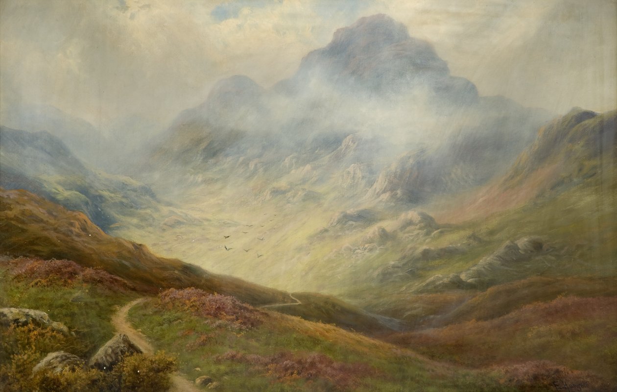 Escena de Montaña de Unbekannt