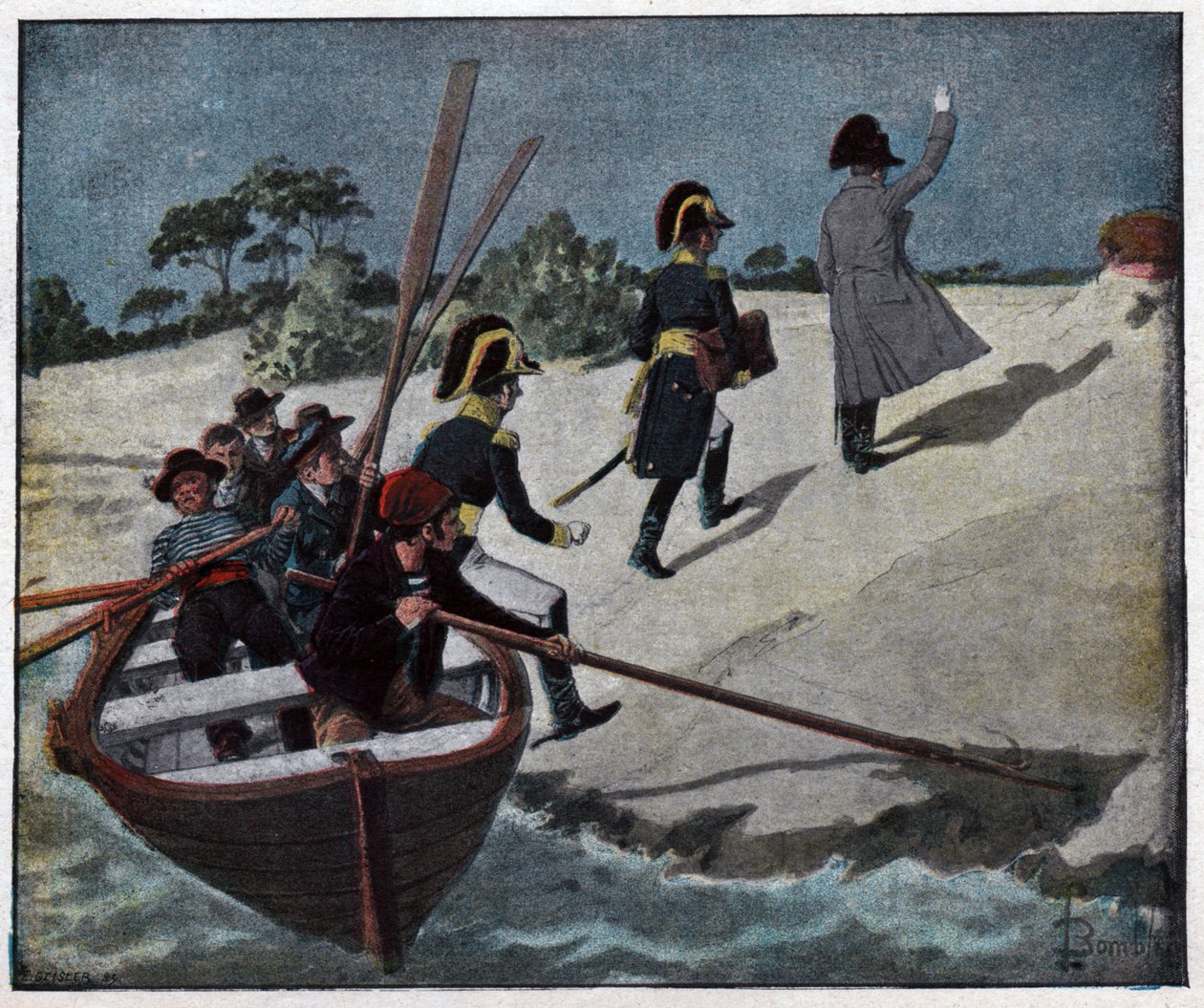 Napoleón en Fréjus de Nicolas Liez
