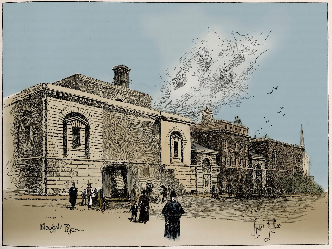 Prisión de Newgate, Londres de Unbekannter Künstler