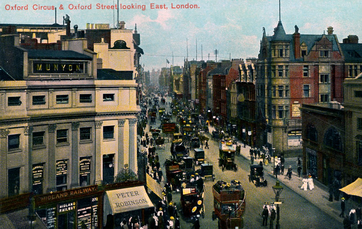 Oxford Circus y Oxford de Unbekannter Künstler
