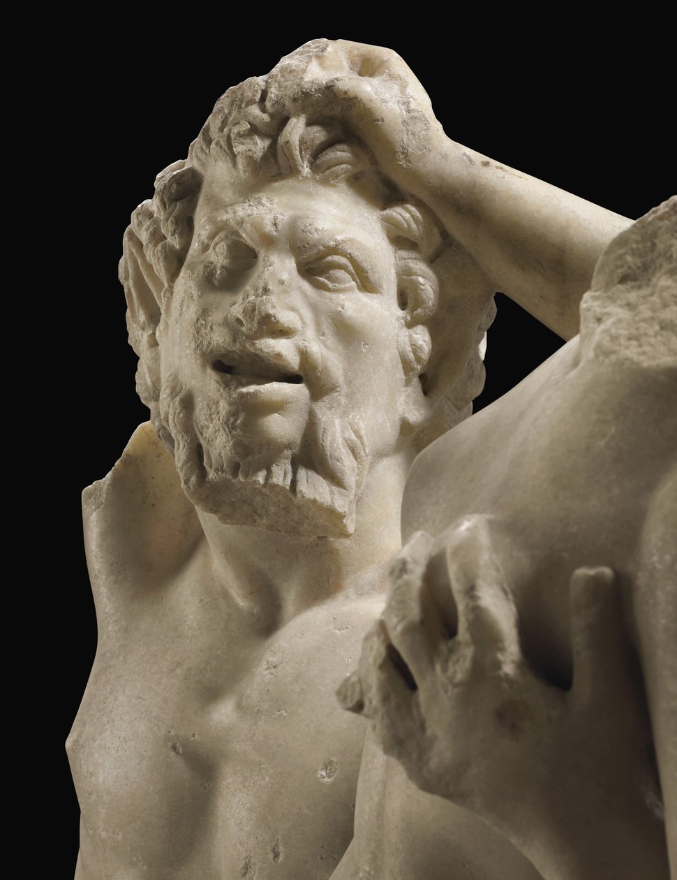 Pan y Hermafrodita, c. siglo I d.C. de Unbekannt