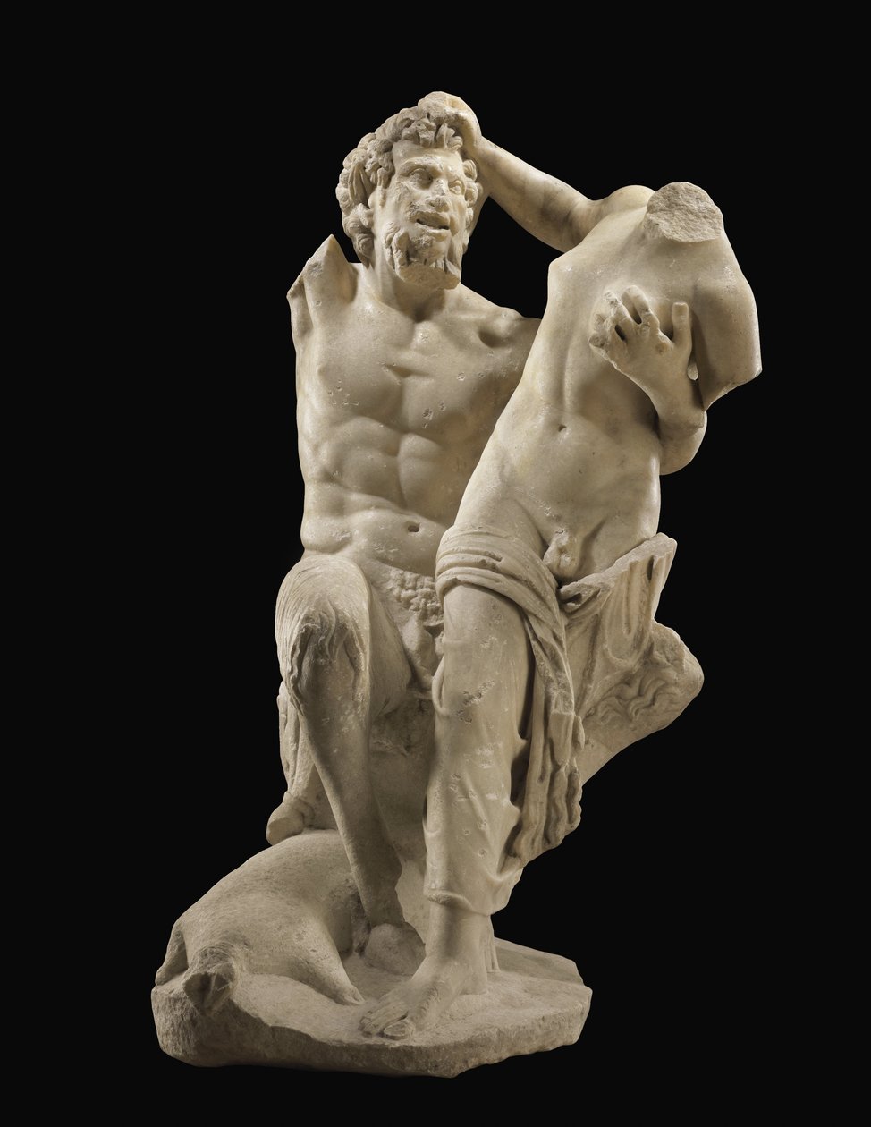 Pan y Hermafrodita, c. siglo I d.C. de Unbekannt
