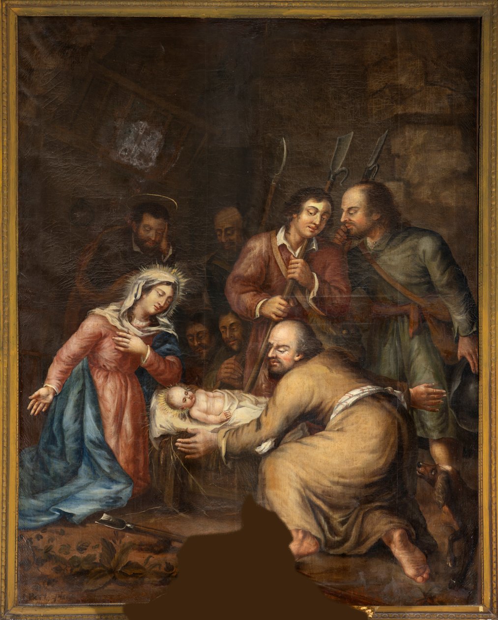 Iglesia parroquial (Schendelbeke, iglesia parroquial de St Amand). Pintar. de Unbekannter Künstler