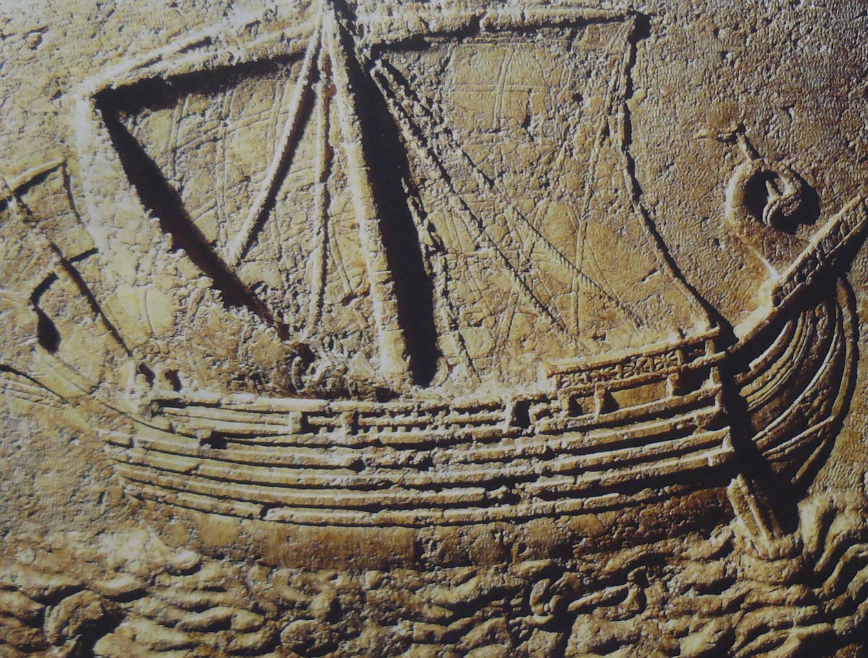 Barco mercante fenicio, c. siglo I d.C. de Unbekannt